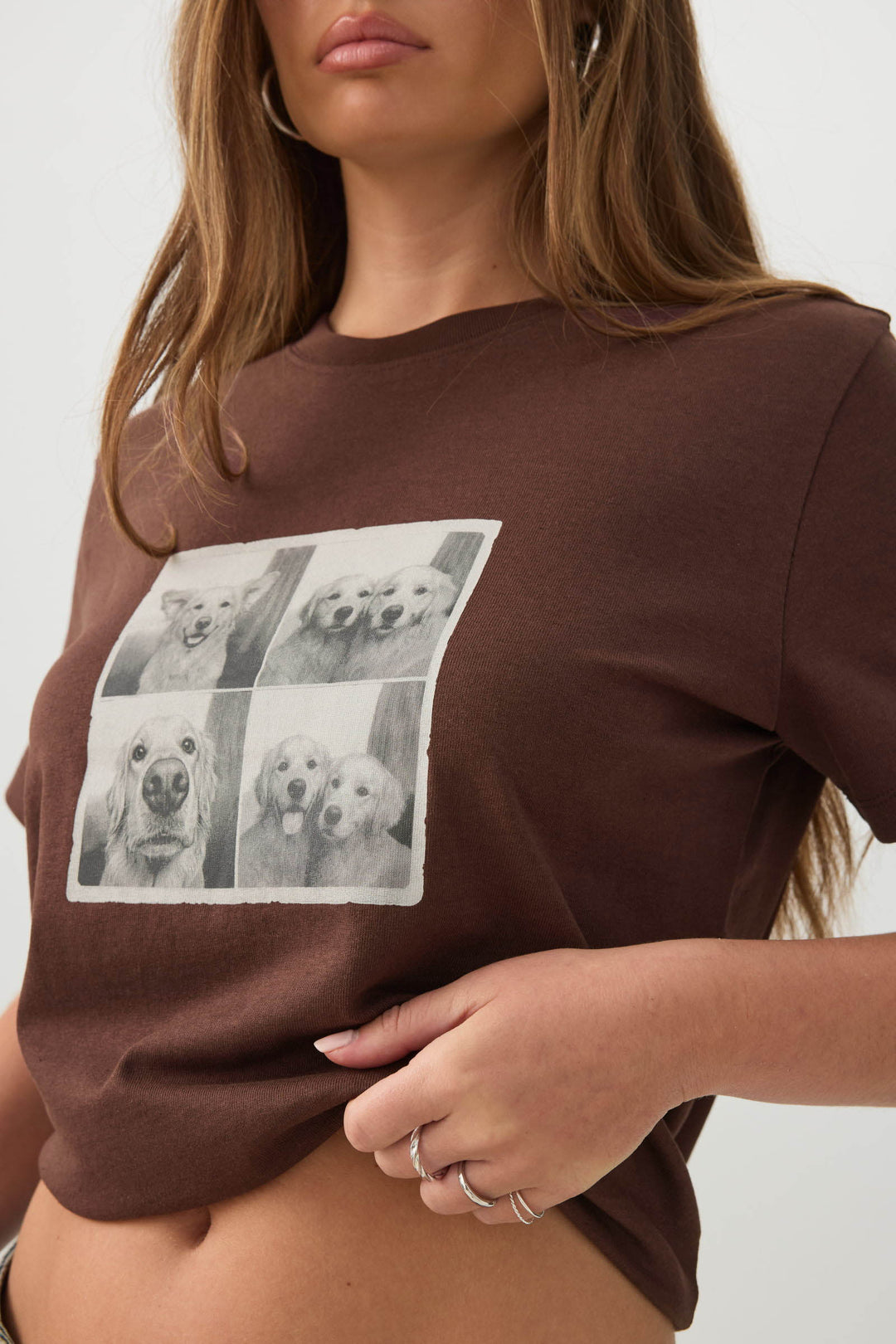 Crew Neck Graphic T-shirt