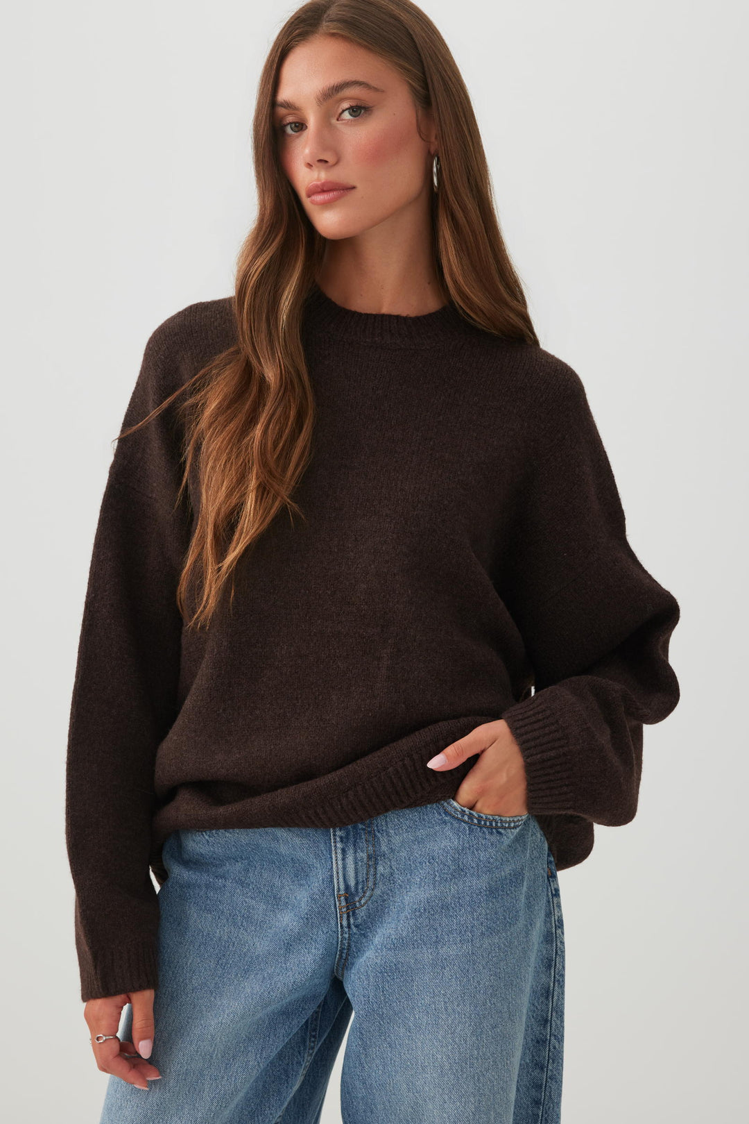 MODERAKNIT™ Long Oversized Sweater