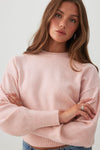 MODERAKNIT™ Long Cuff Crew Neck Sweater