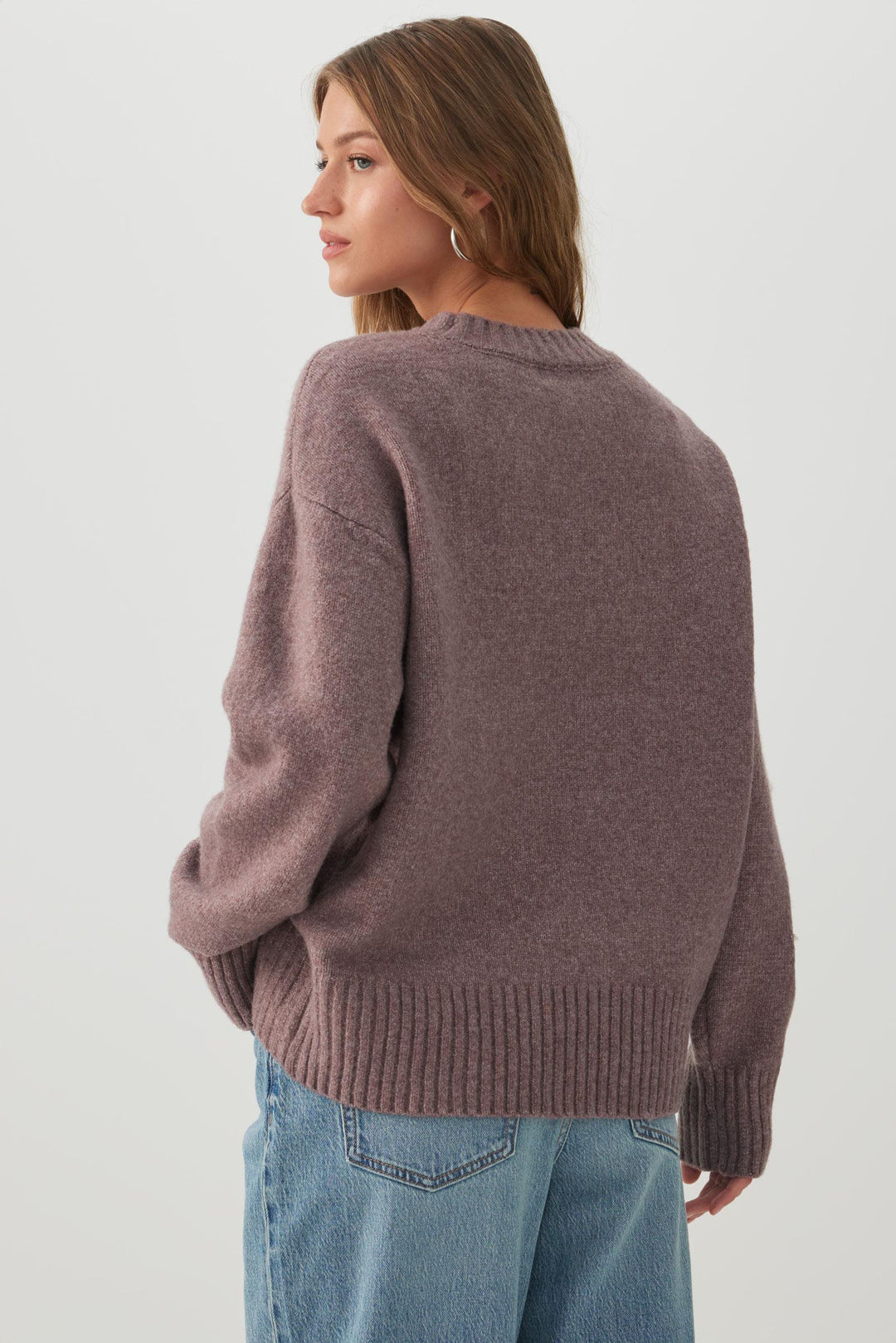 MODERAKNIT™ High Low Bubble Sweater