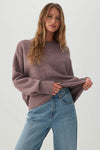MODERAKNIT™ High Low Bubble Sweater