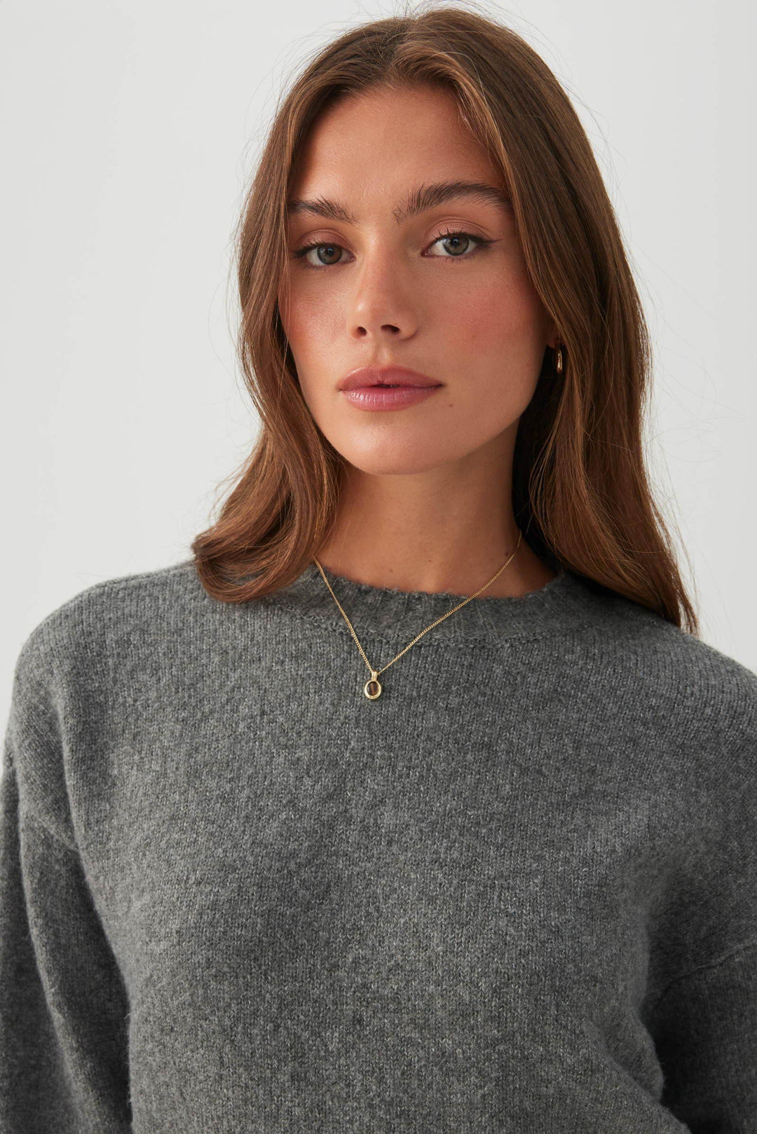 MODERAKNIT™ High Low Bubble Sweater
