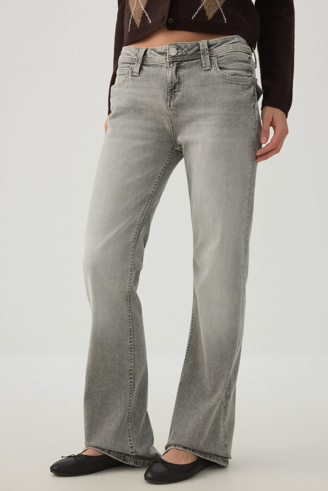 Jean bootcut taille basse coupe Rogue