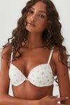 Floral Push Up Bra