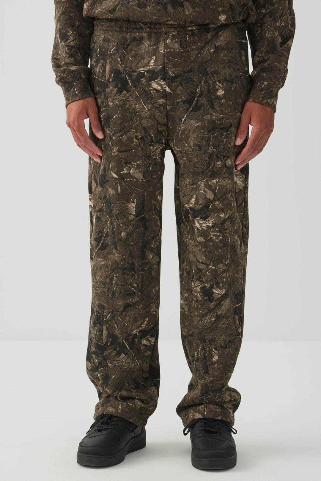MADESOFT™ Fleece Foliage Straight Leg Sweatpants