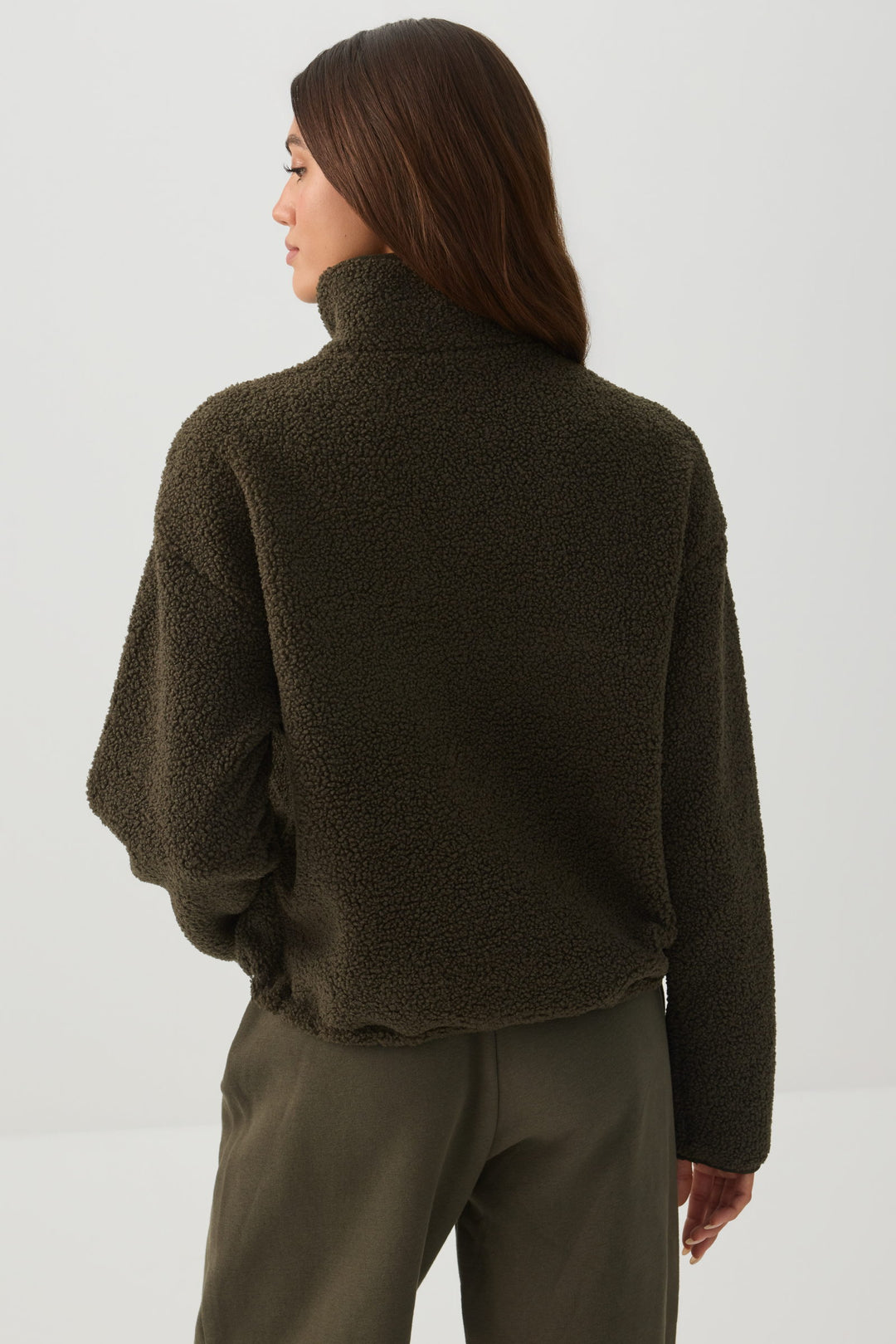 Manteau à glissière 1/4 MADESOFT™ Sherpa