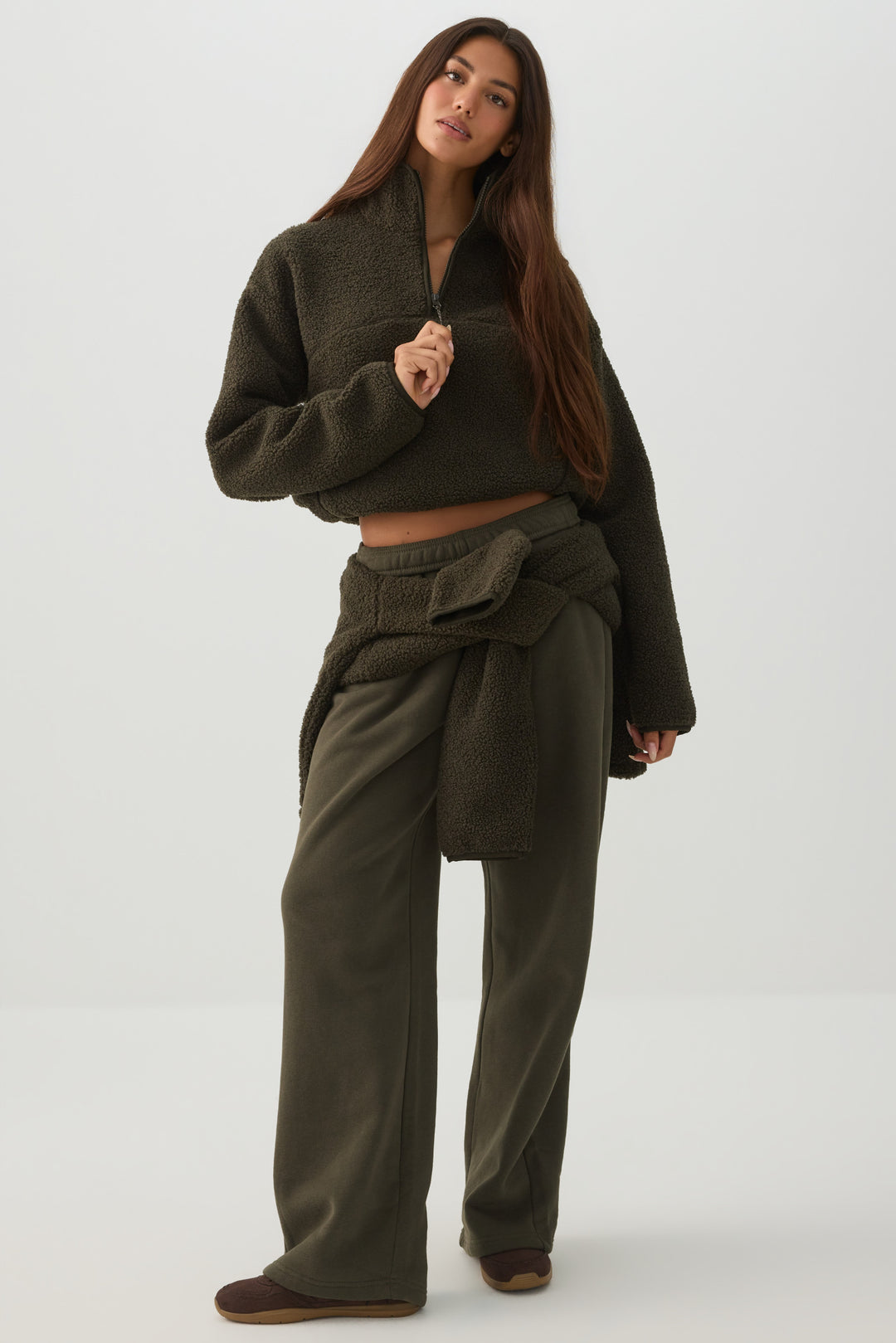 Manteau à glissière 1/4 MADESOFT™ Sherpa