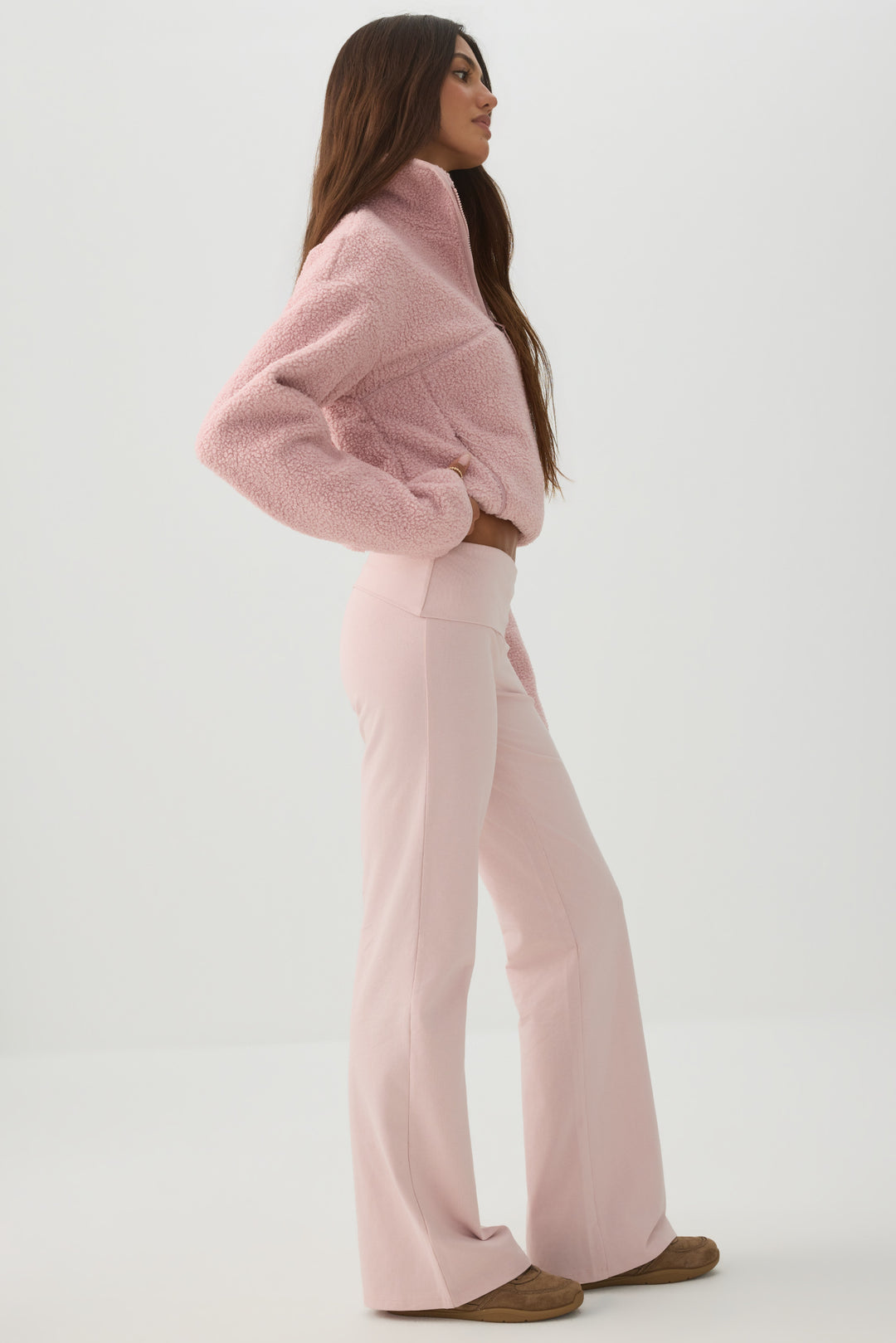 Manteau à glissière 1/4 MADESOFT™ Sherpa