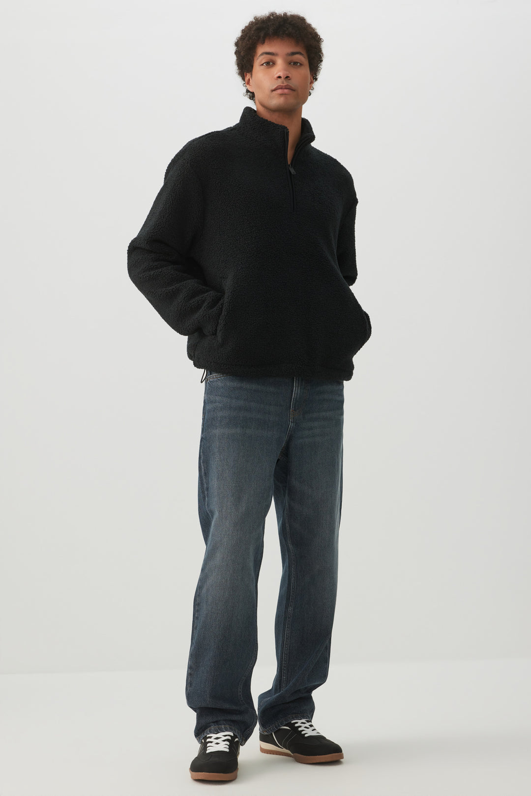 Sherpa Quarter Zip Jacket