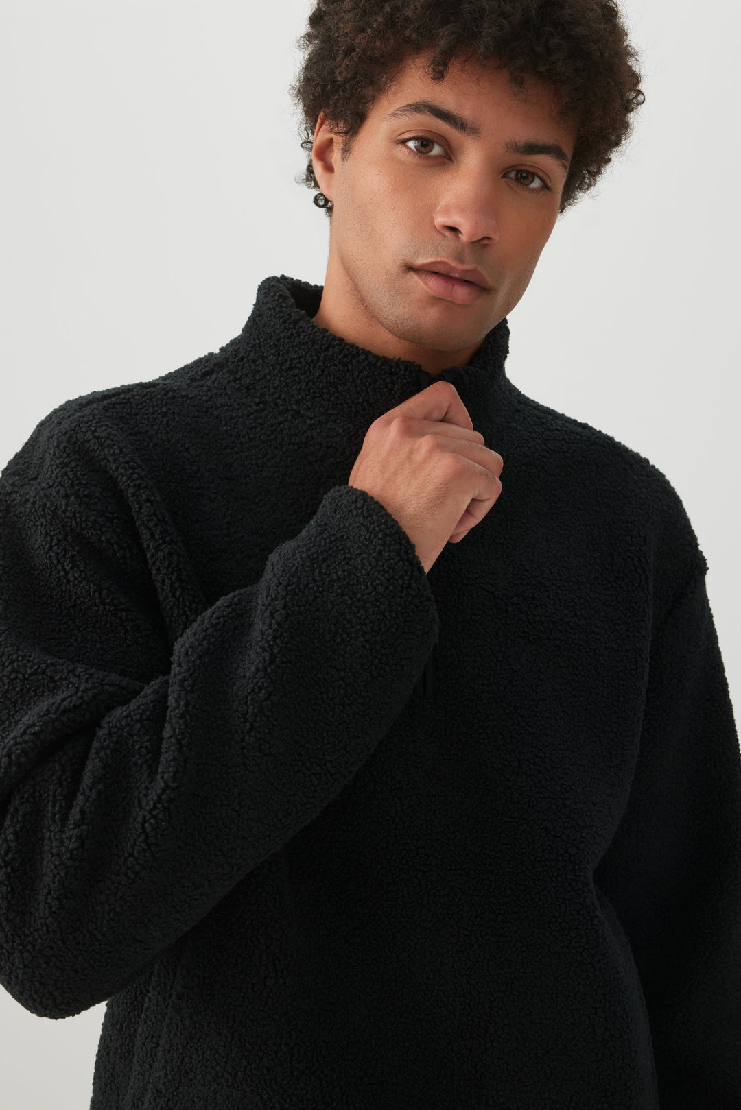 Sherpa Quarter Zip Jacket