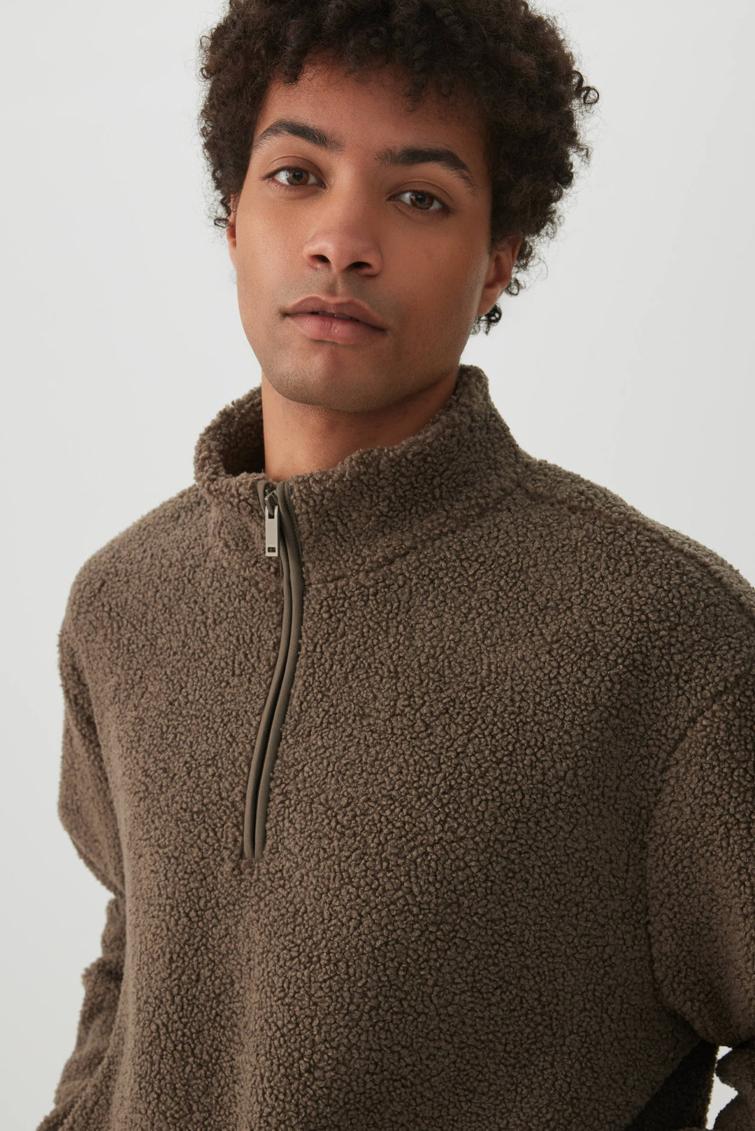 Sherpa Quarter Zip Jacket