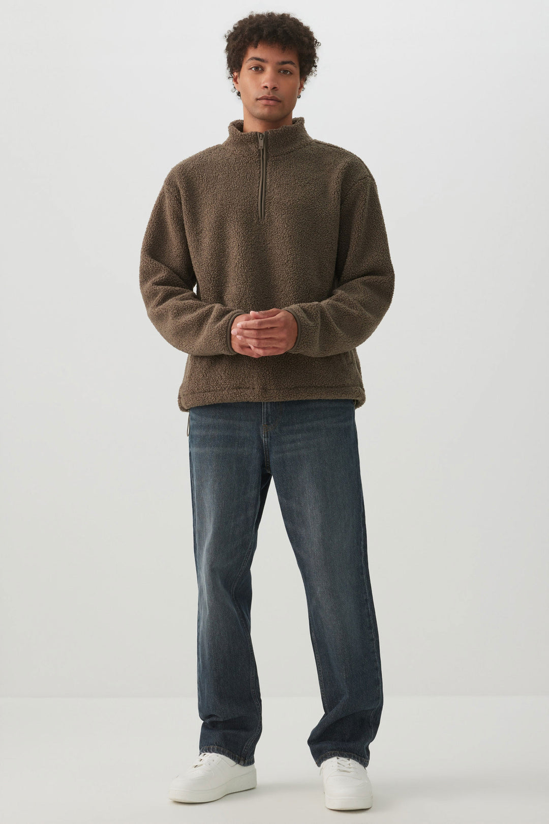 Sherpa Quarter Zip Jacket