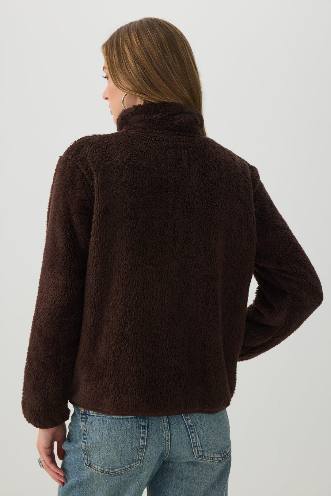 Furry Sherpa Zip Up Jacket