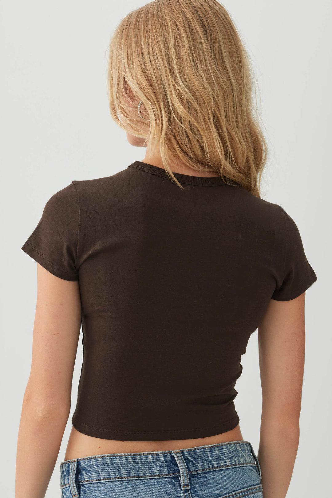 BASICORE™ Crop Cap Sleeve T-Shirt