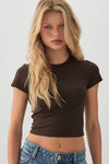 BASICORE™ Crop Cap Sleeve T-Shirt