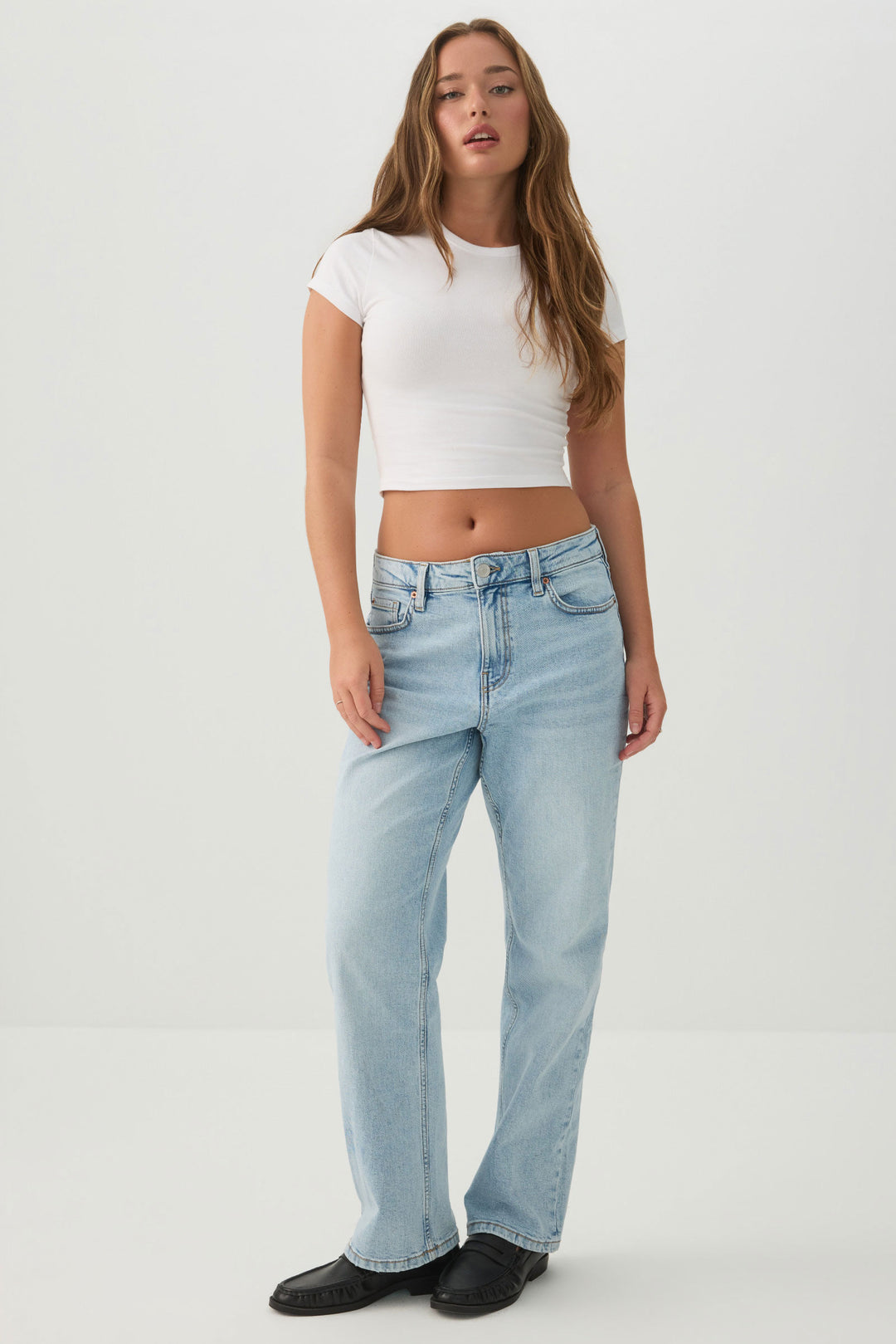 BASICORE™ Crop Cap Sleeve T-Shirt