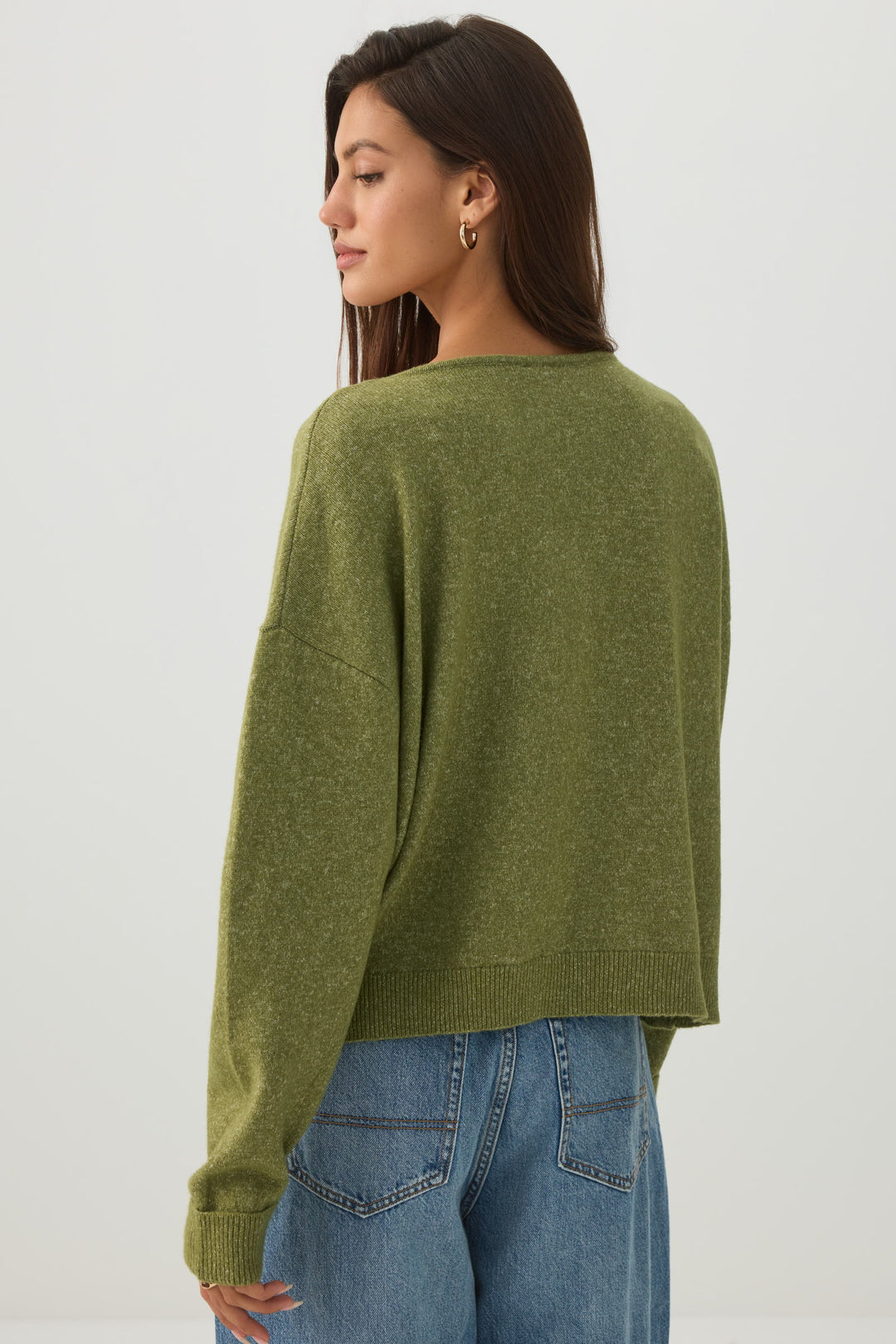 V Neck Knit Sweater