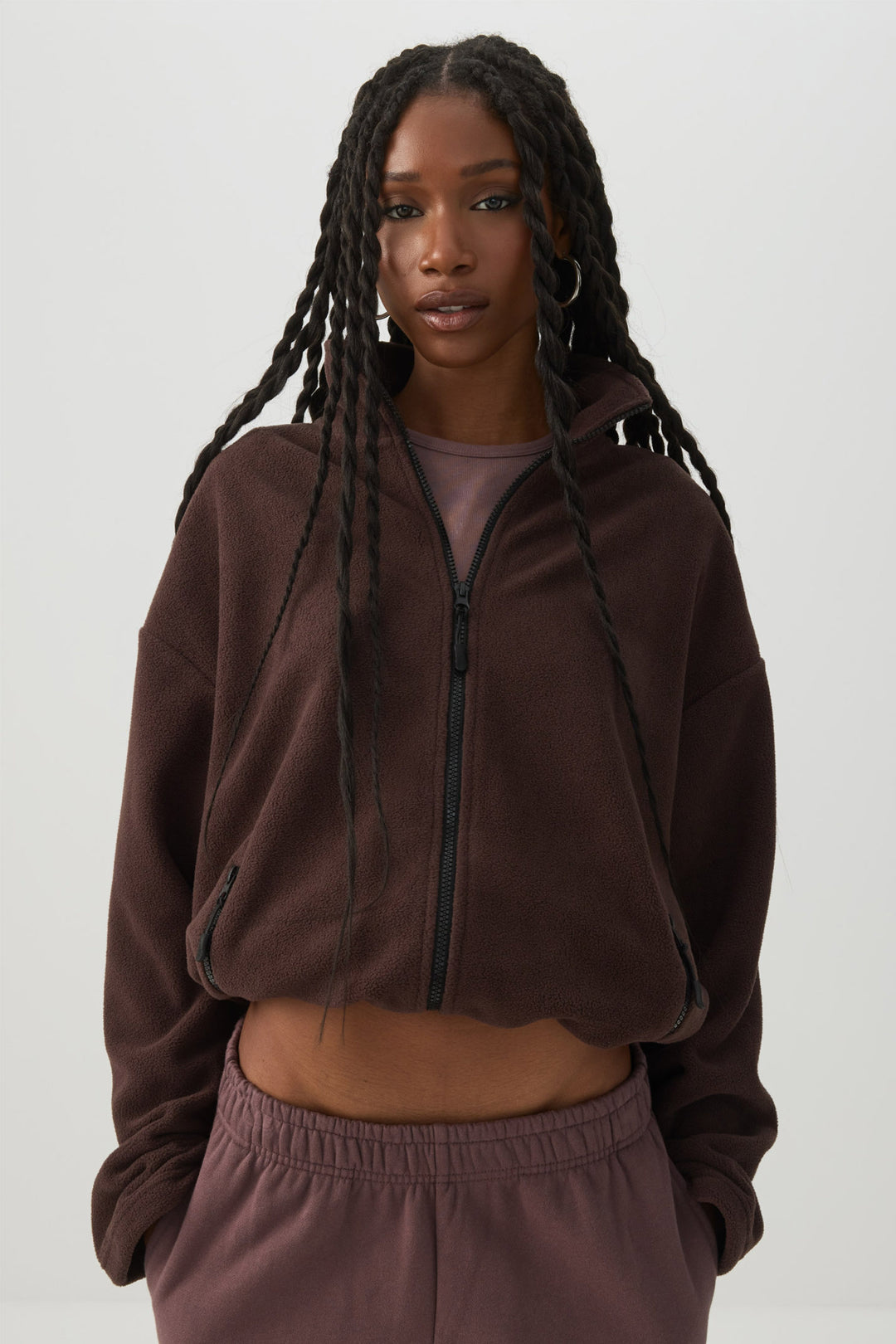 Polar Fleece Full Zip Sweatshirt