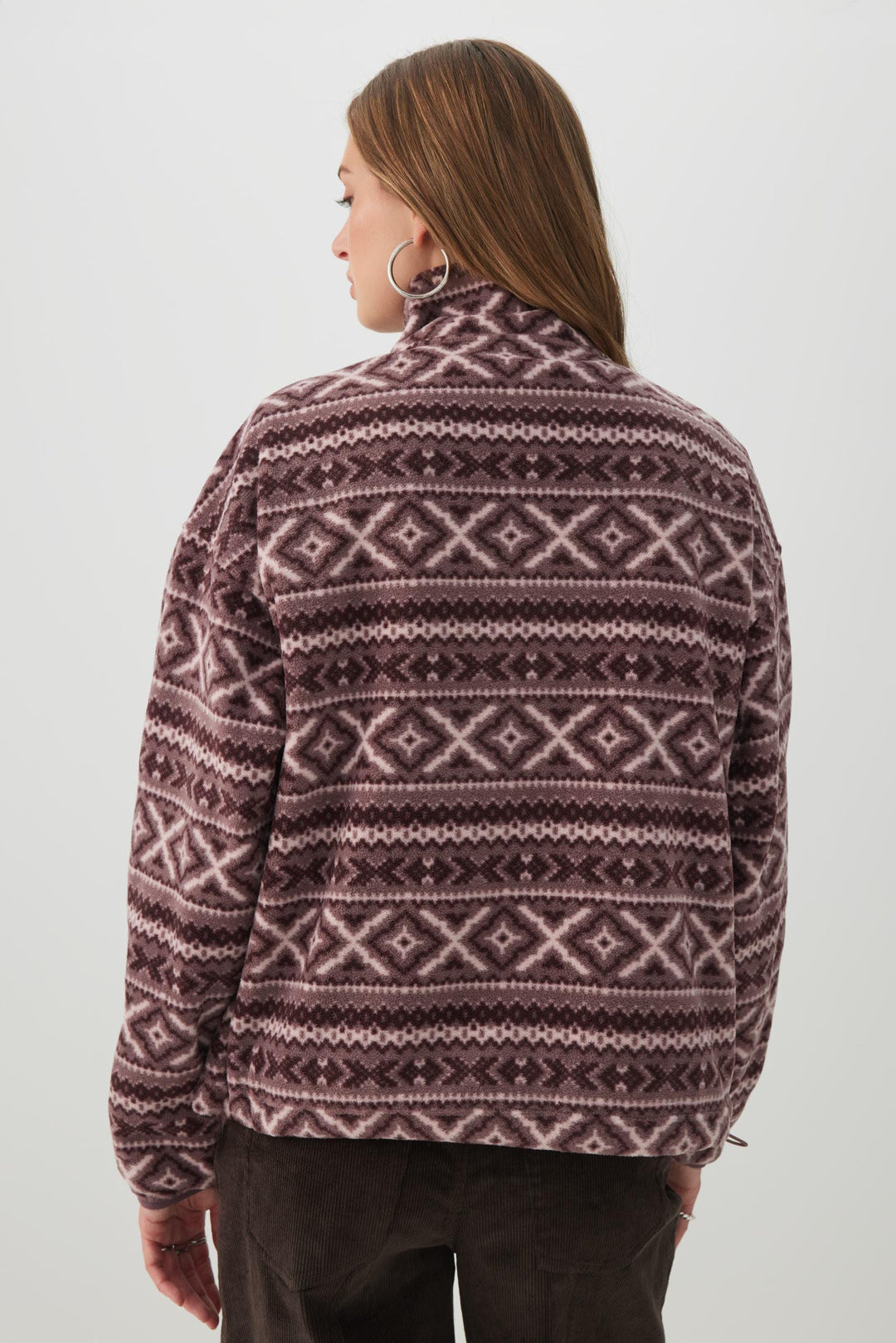 Polar Fleece Quarter Zip Sweatshirt