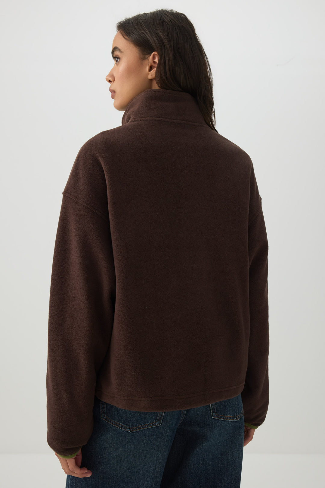 Polar Fleece Quarter Zip Sweatshirt