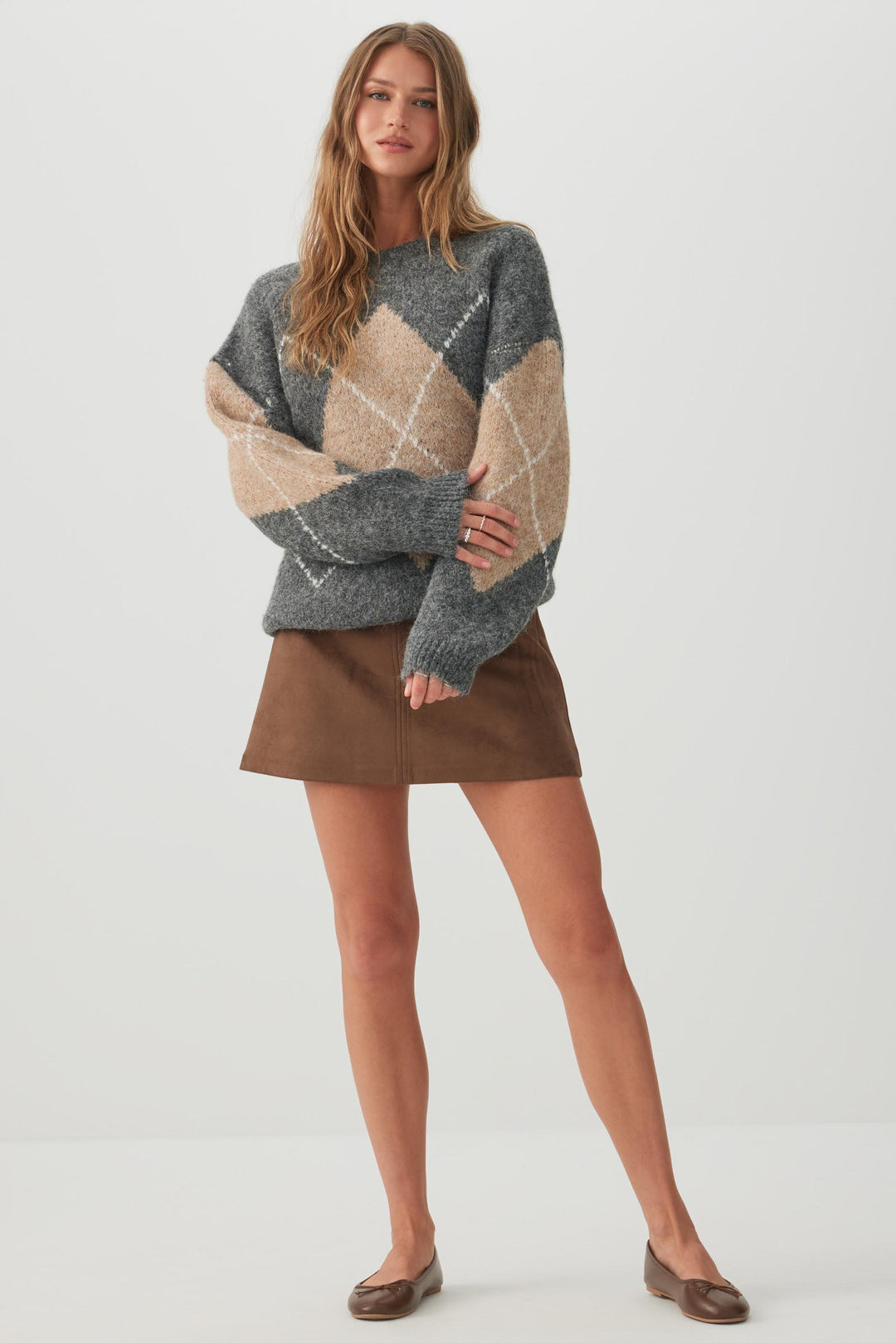 Wool Blend Oversized Sweater