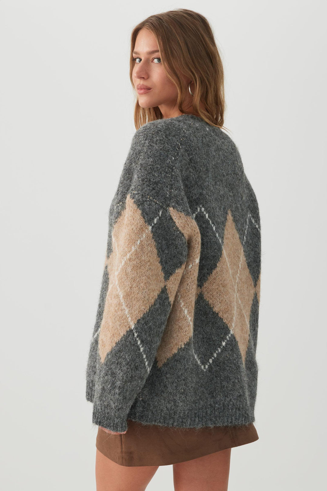 Wool Blend Oversized Sweater