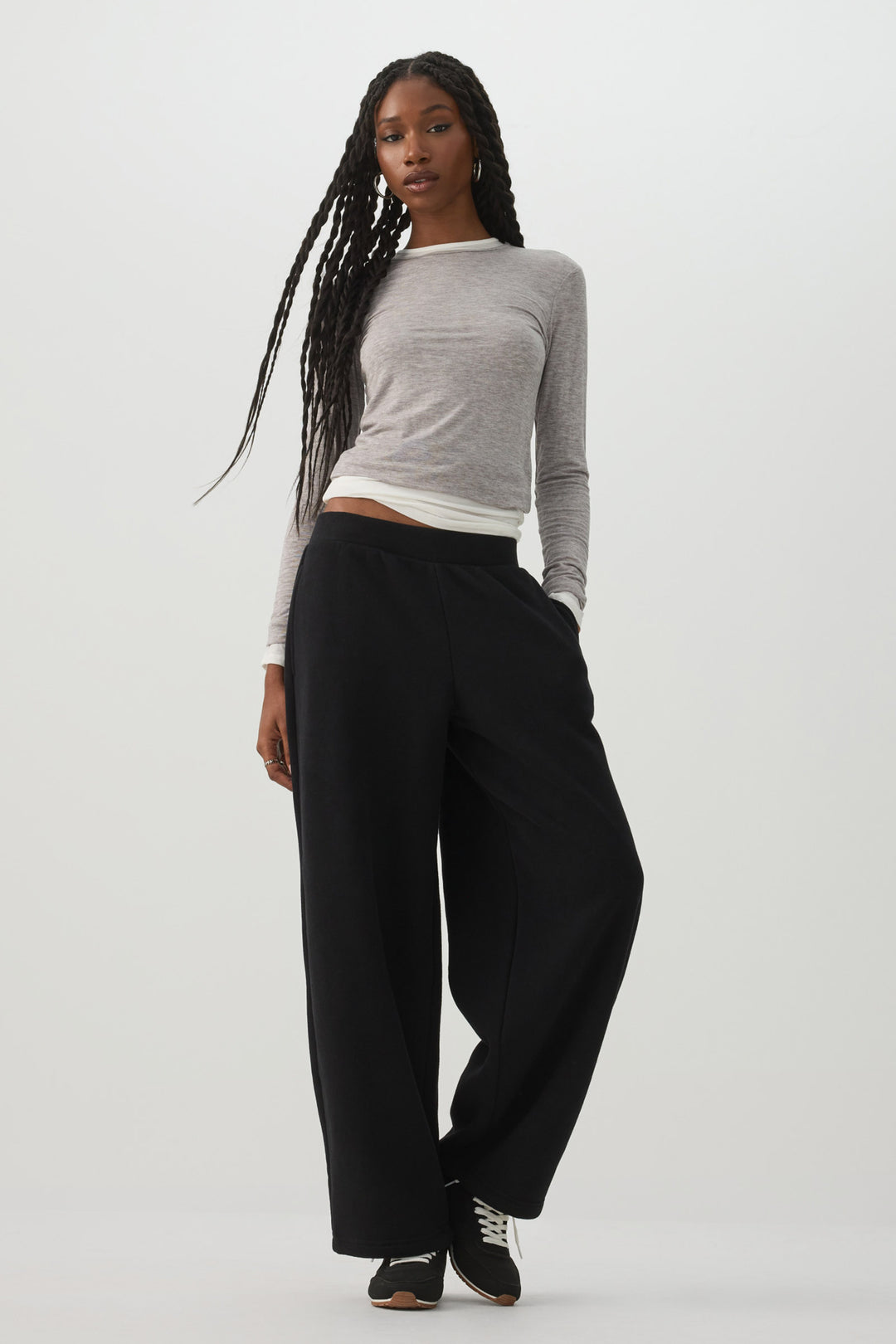 Pantalon à ourlet ajustable Molleton MADESOFT™