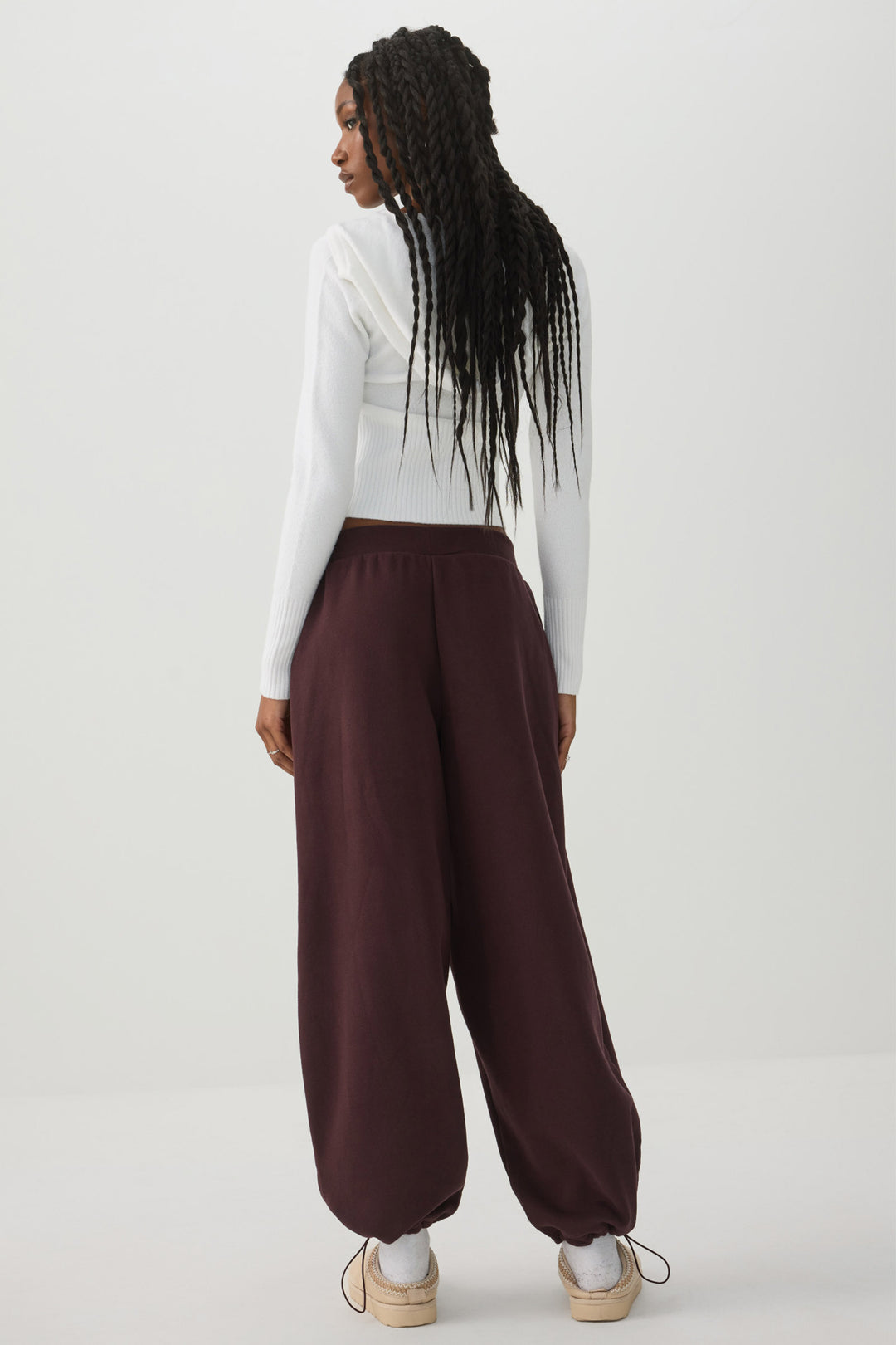 MADESOFT™ Fleece Sweatpants with Adjustable Hem