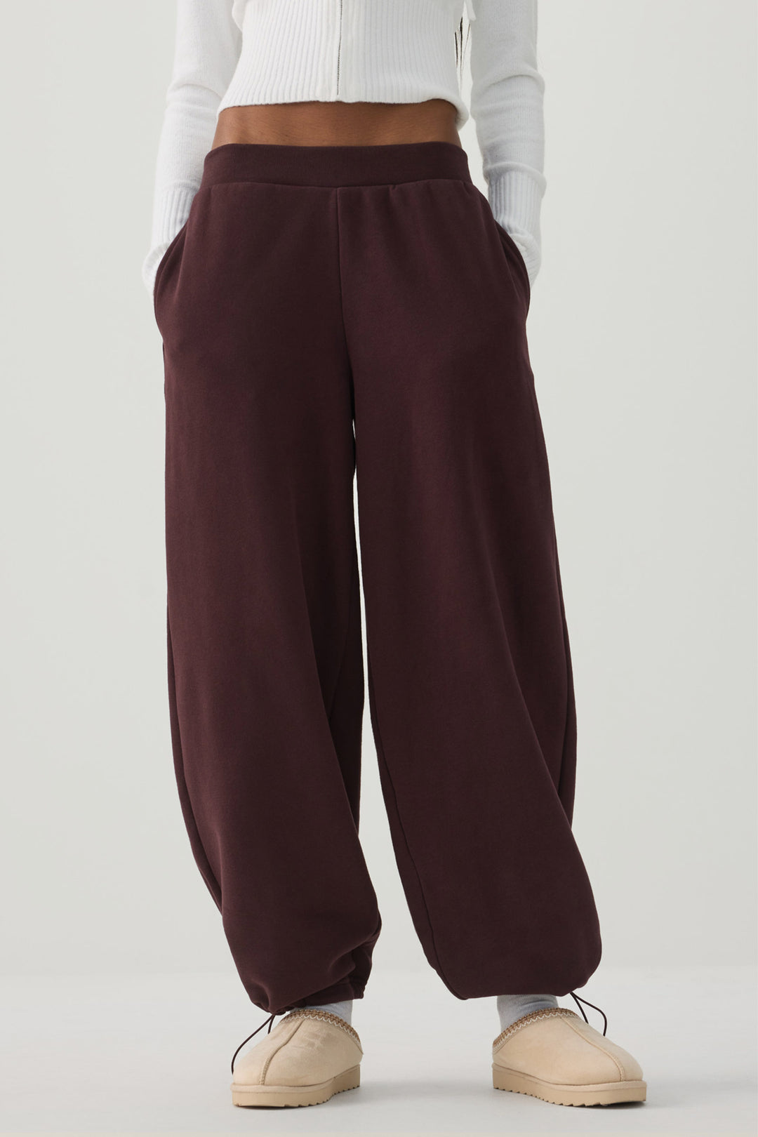 MADESOFT™ Fleece Sweatpants with Adjustable Hem