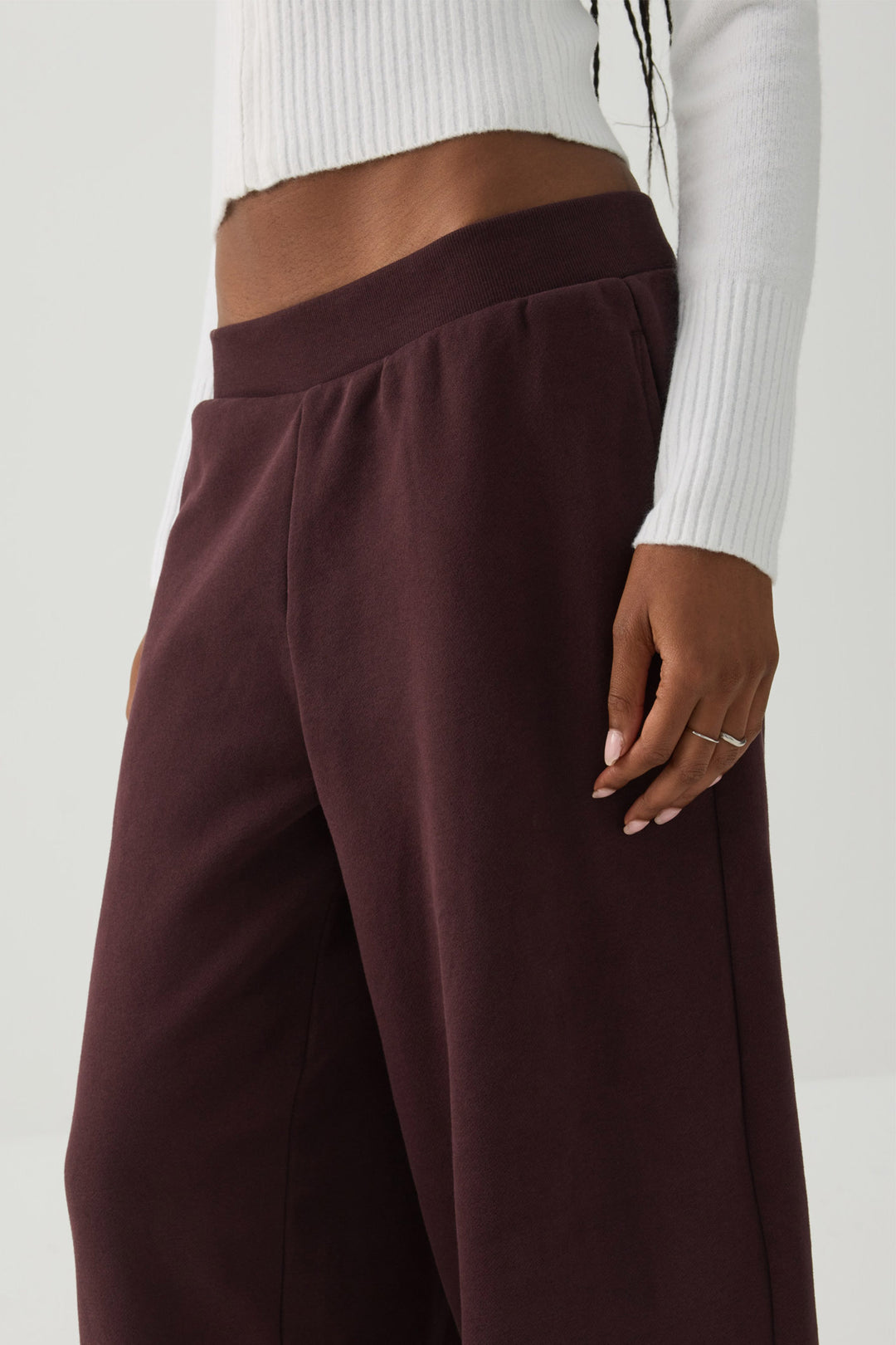 MADESOFT™ Fleece Sweatpants with Adjustable Hem
