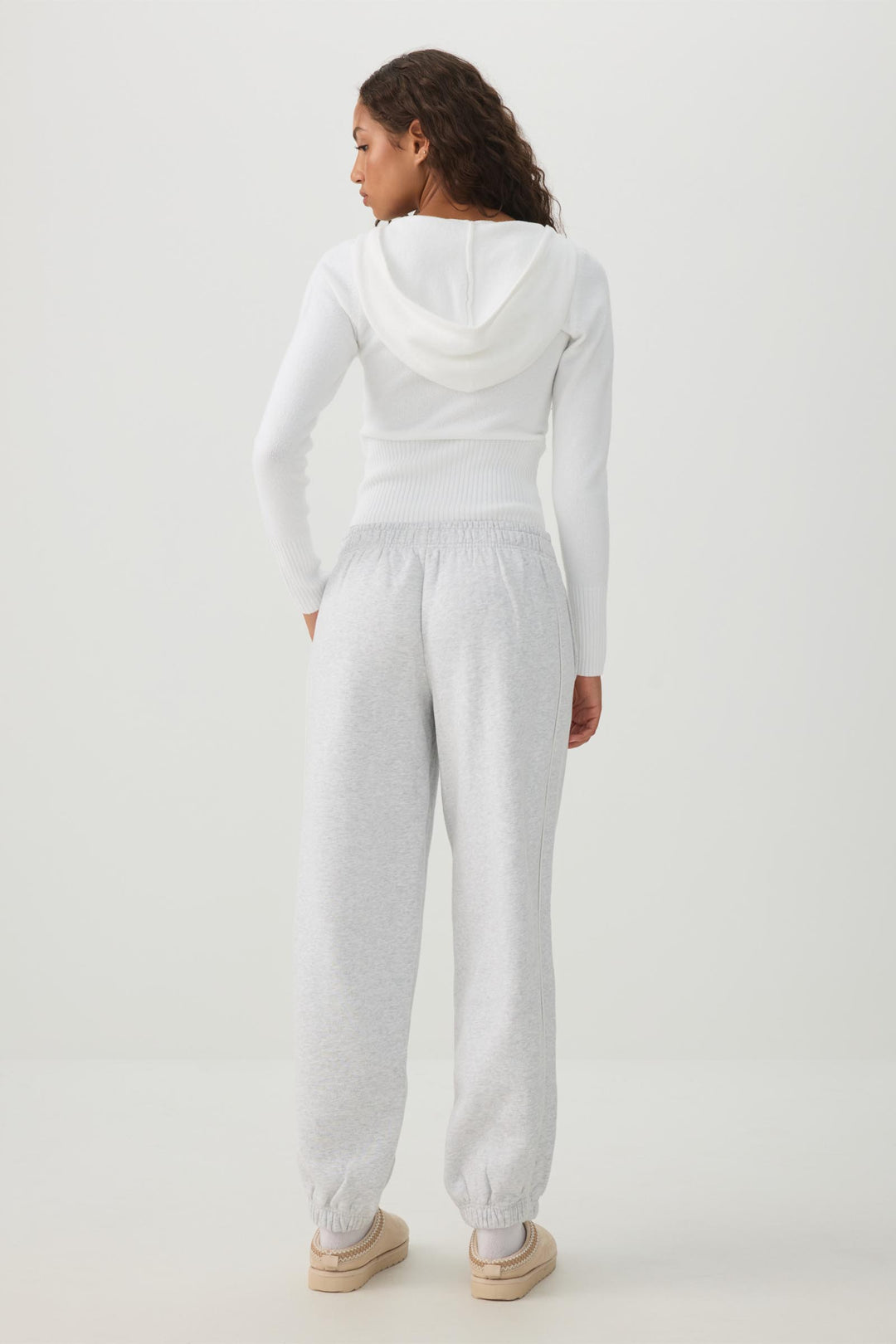 Side Piping Cotton Fleece Sweatpants