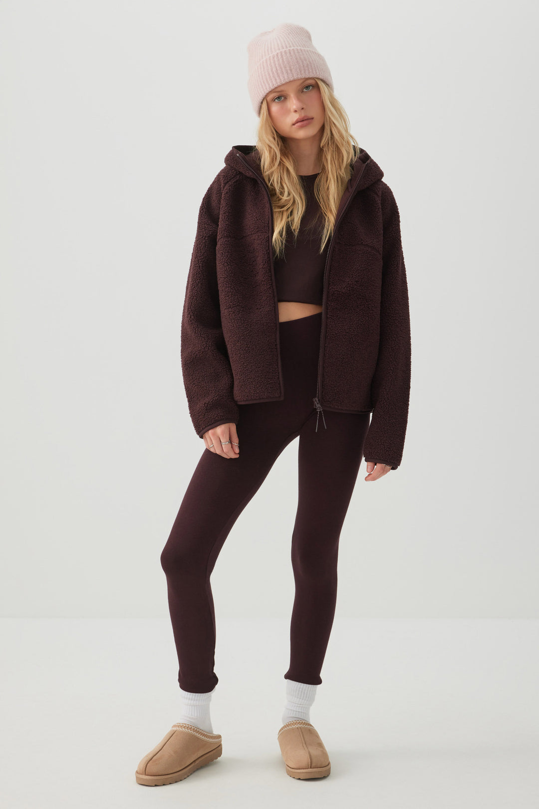 Legging sans coutures avec intérieur brossé