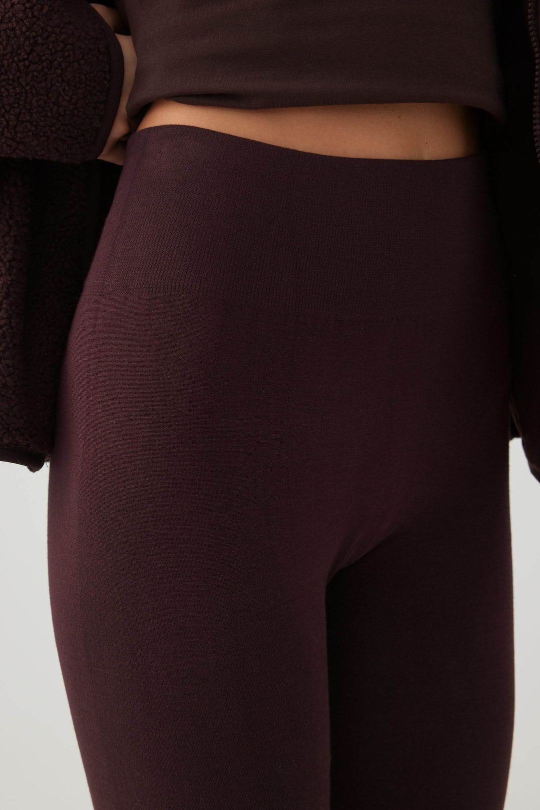 Legging sans coutures avec intérieur brossé