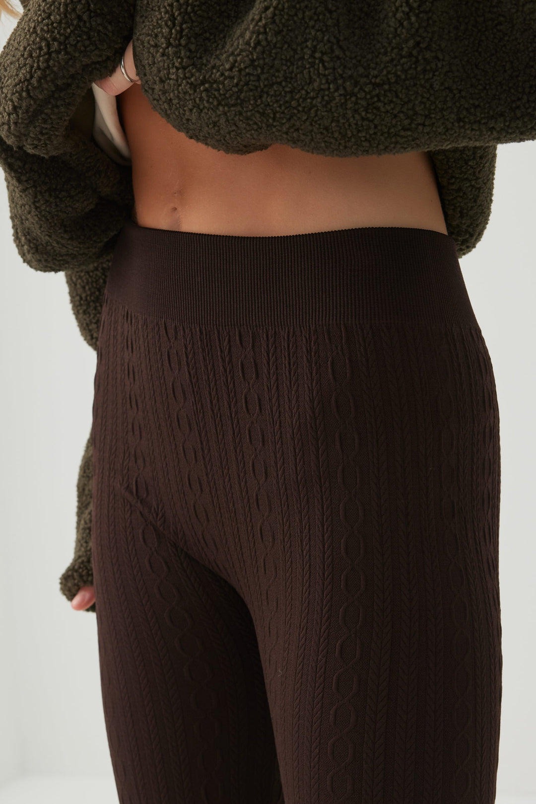 Seamless Cable Leggings