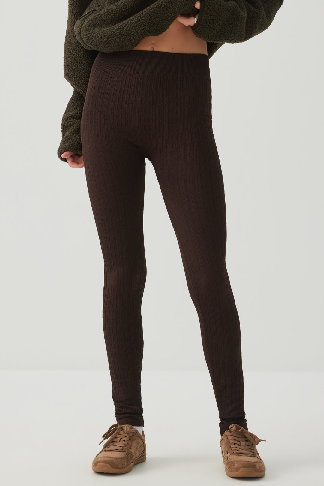 Seamless Cable Leggings