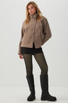 Sheer Effect Fleece Lined Stirrup Leggings