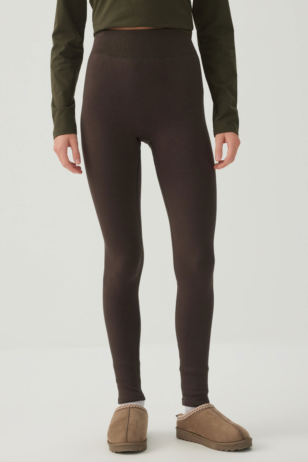 Faux Fur Lined Seamless Leggings