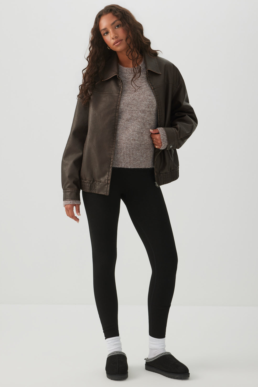 Faux Fur Lined Seamless Leggings