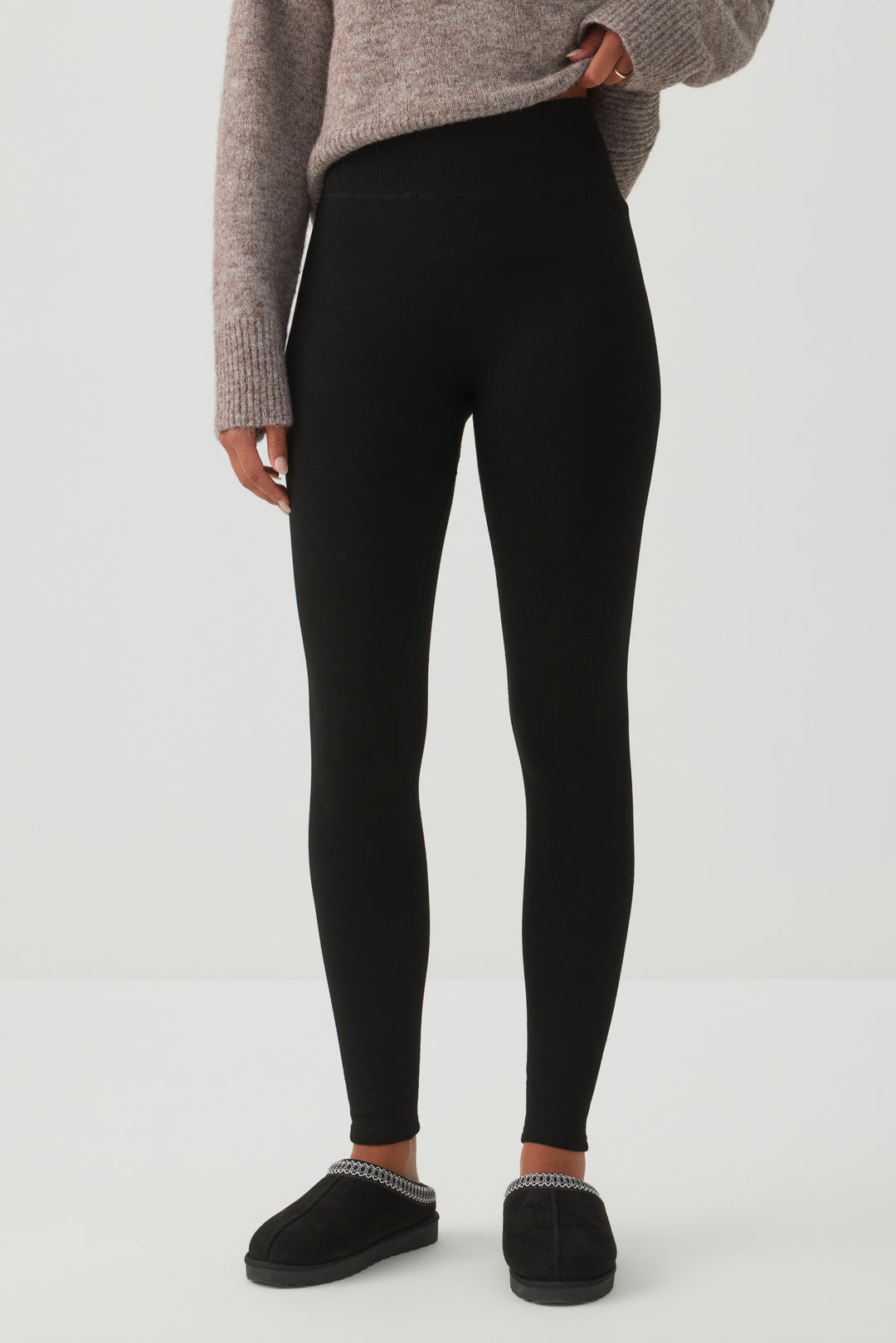 Faux Fur Lined Seamless Leggings