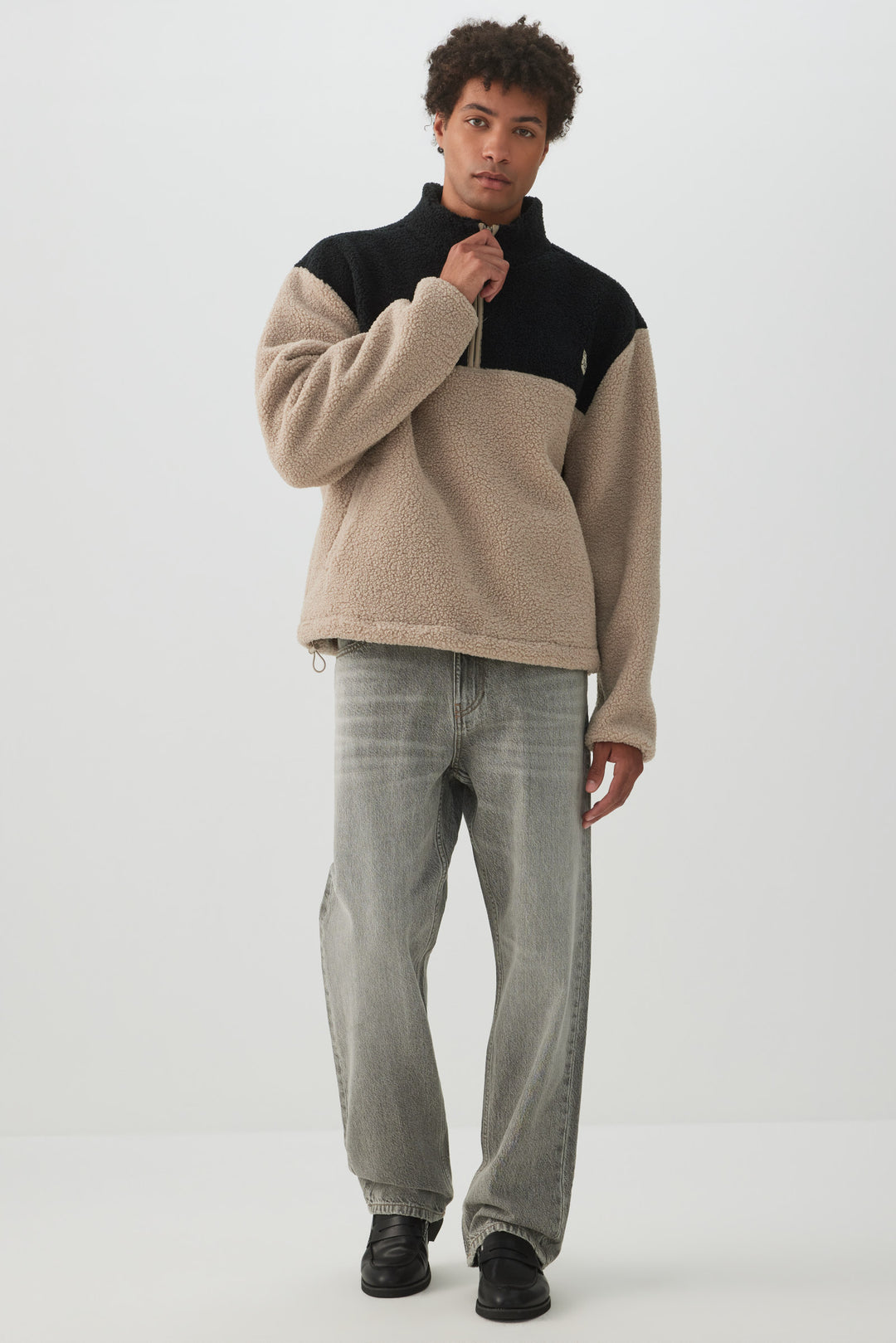 Sherpa Quarter Zip Jacket