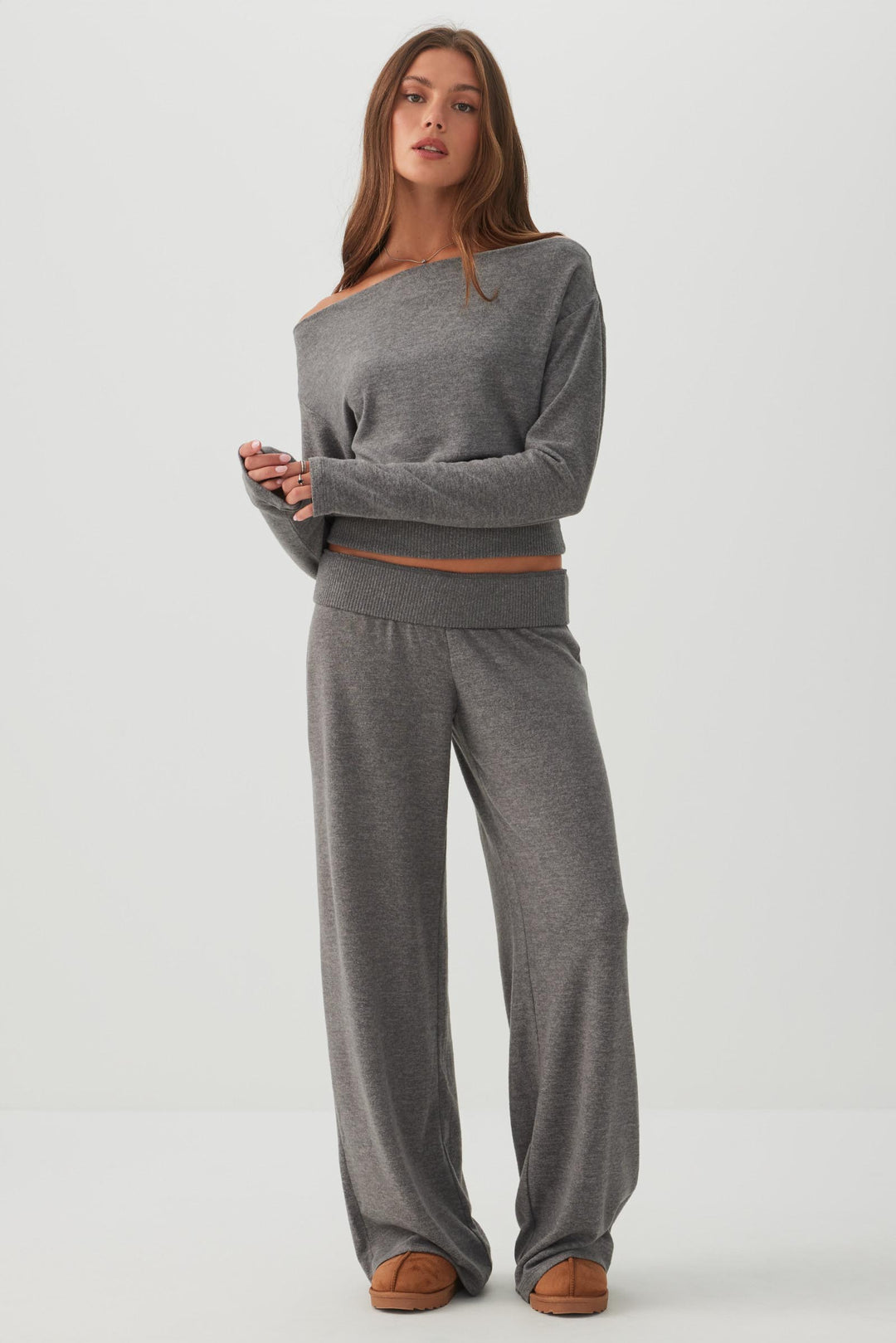 Off Shoulder Long Sleeve Top