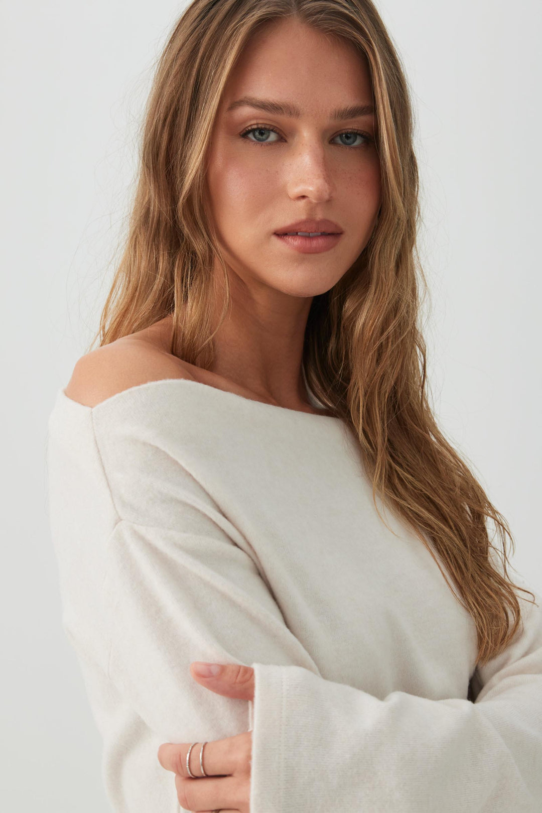 Off Shoulder Long Sleeve Top