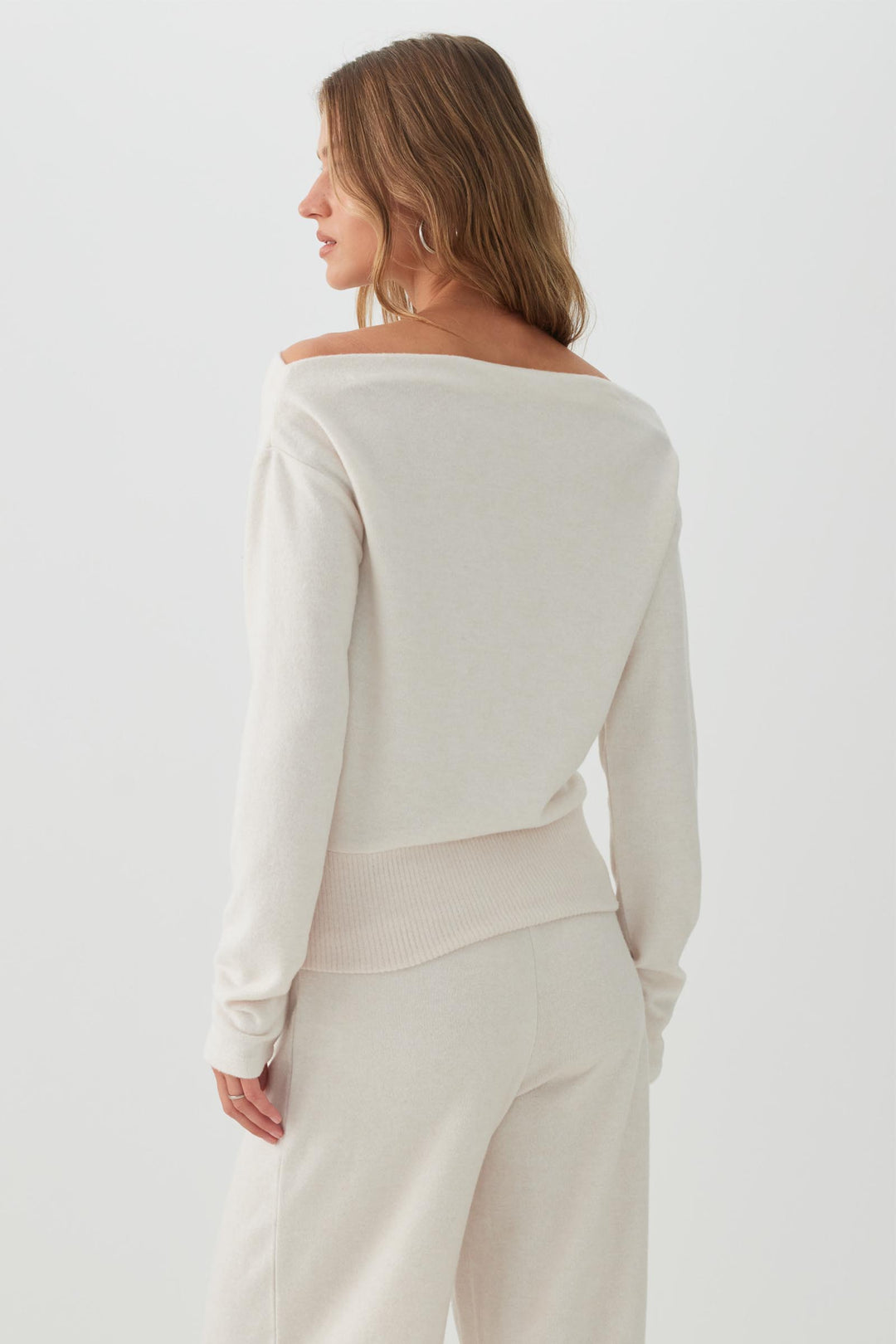 Off Shoulder Long Sleeve Top