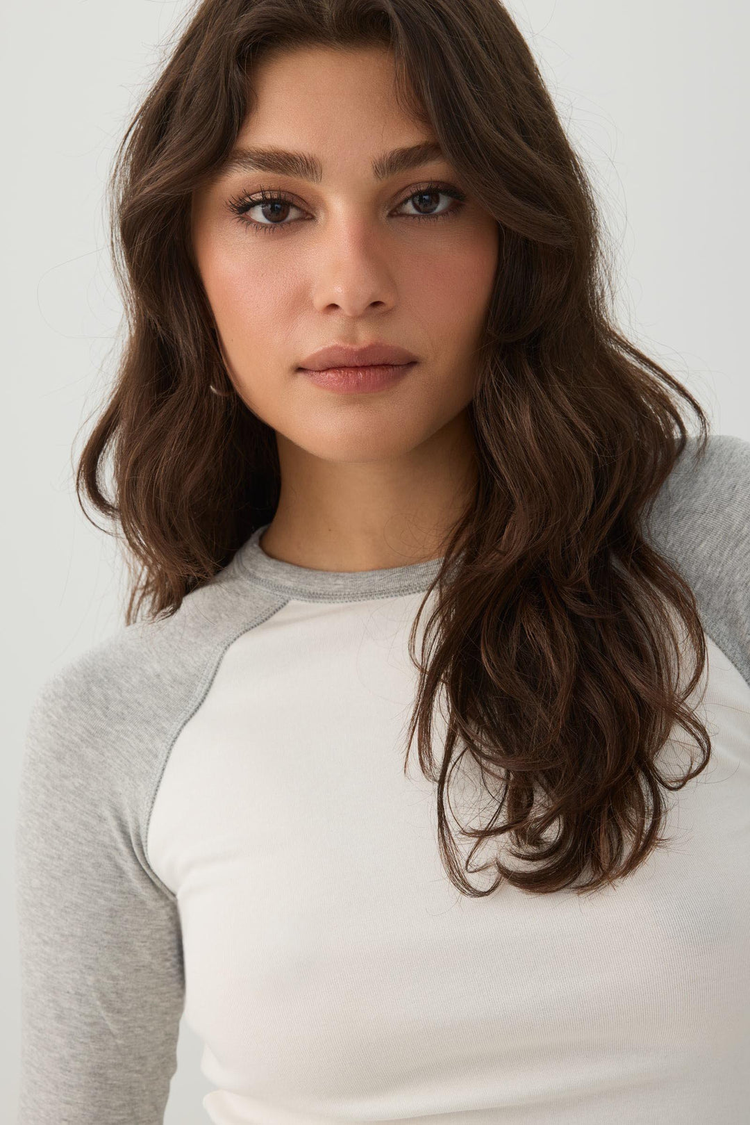 Fine Rib Raglan Top