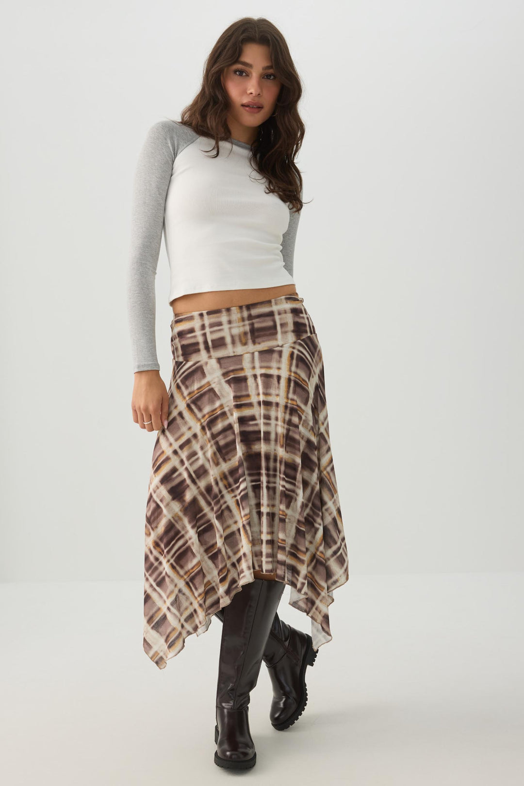 Fine Rib Raglan Top