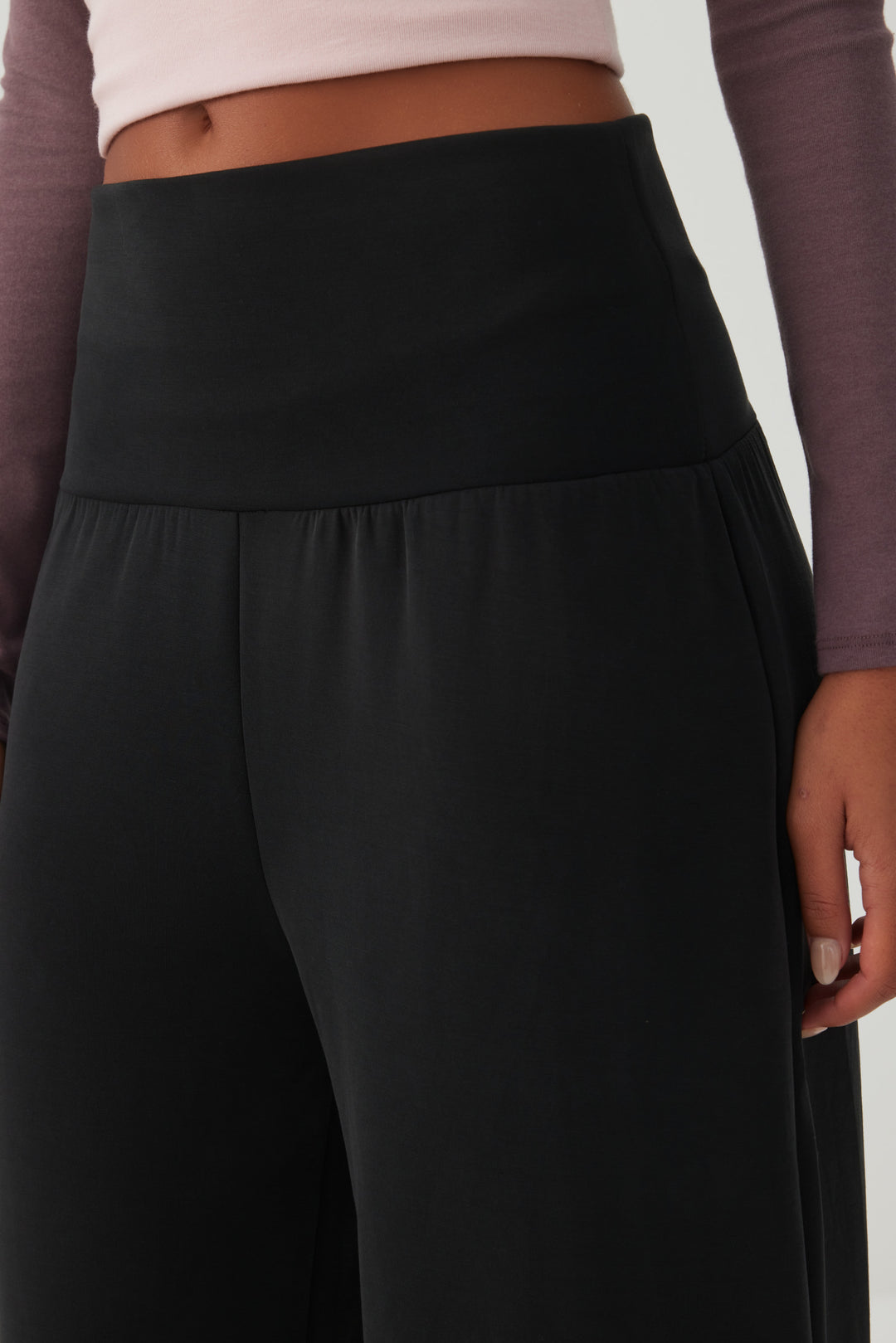 Neoprene-Like Bubble Pants