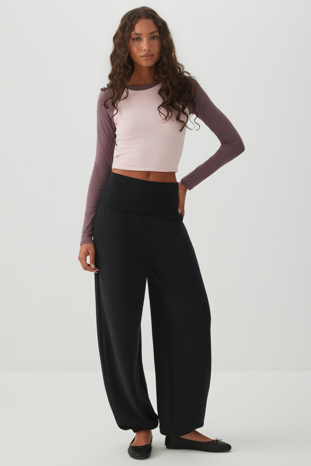 Neoprene-Like Bubble Pants