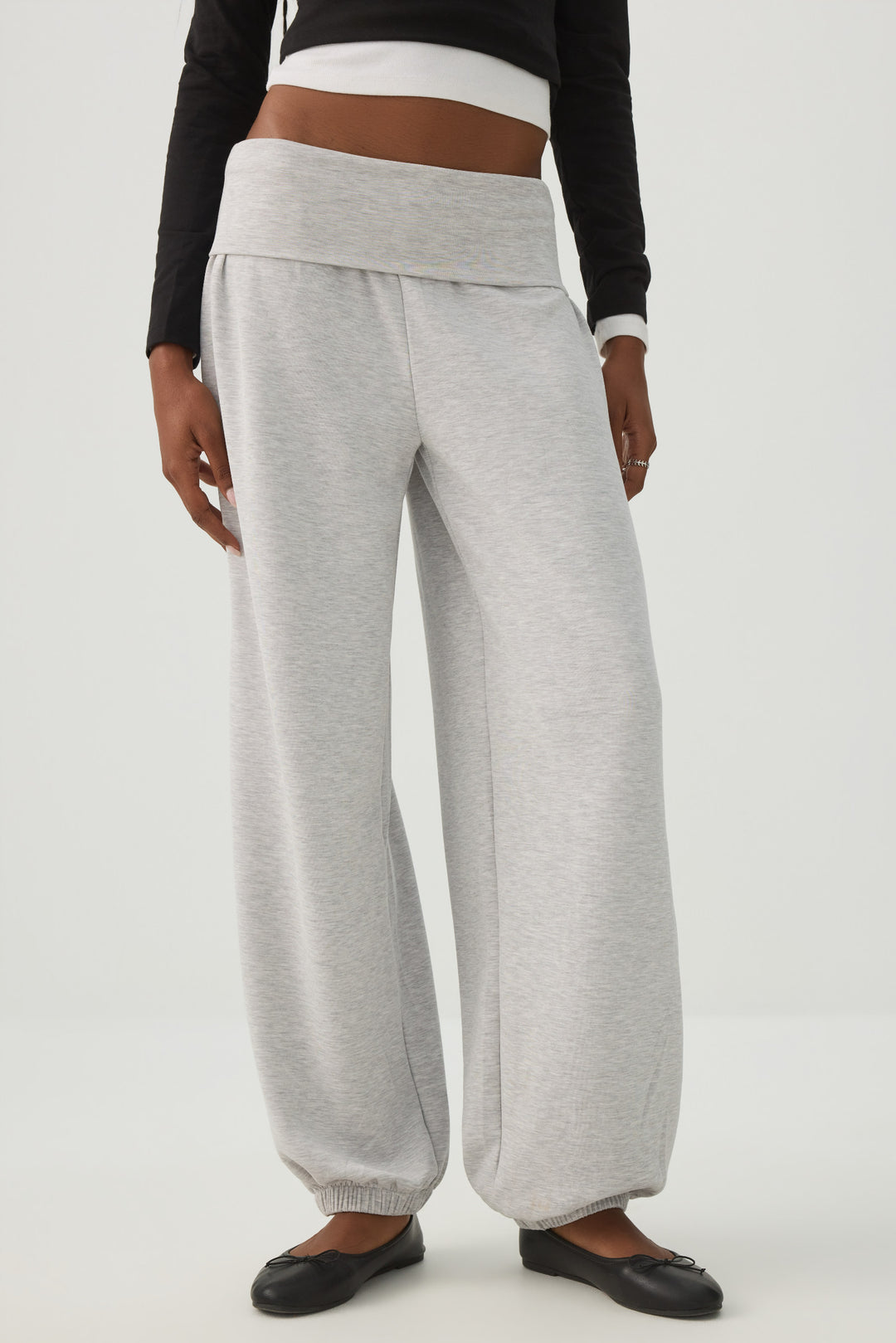 Neoprene-Like Bubble Pants
