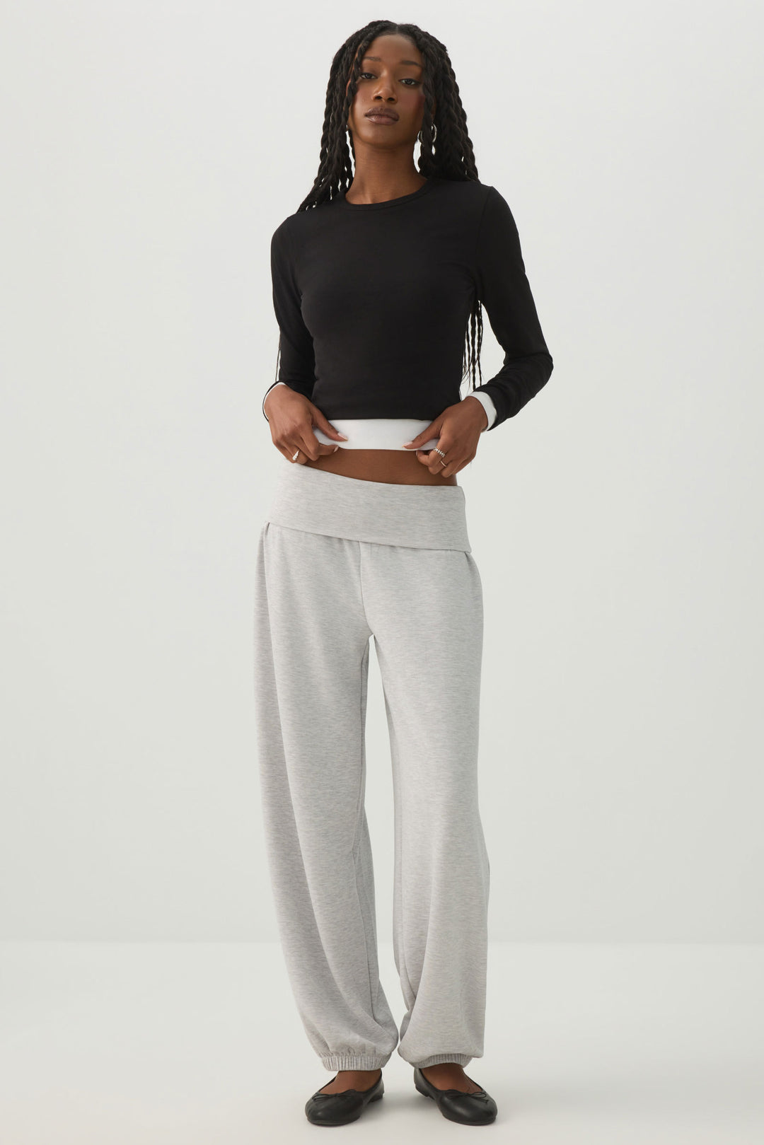 Neoprene-Like Bubble Pants