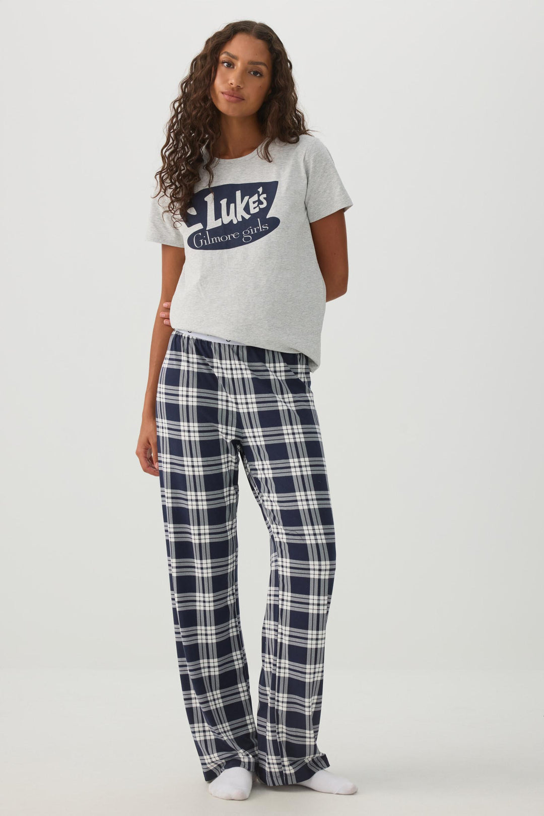 Gilmore Girls Plaid PJ Set